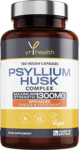 1300mg Psyllium Husks Capsules - Natural Weight Loss Supplement