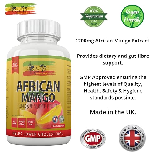 African Mango Extract Tablets - High-Fiber Weight Loss
