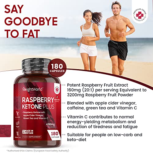 Raspberry Ketone Plus: 3 Months Supply - Vegan Keto