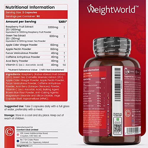 Raspberry Ketone Plus: 3 Months Supply - Vegan Keto