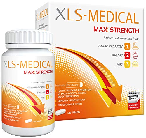 XLS Max Strength - 120 Tablets, 30-Day Weight Loss