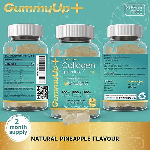 Hydrolysed Marine Collagen Gummies with Biotin & Hyaluronic Acid