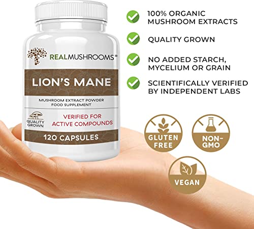 Lions Mane Mushroom Capsules - Boost Cognitive Health