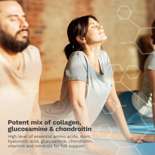 Berry Flavored Collagen Peptides with Turmeric & Green Tea - 100% Natural, High Absorption