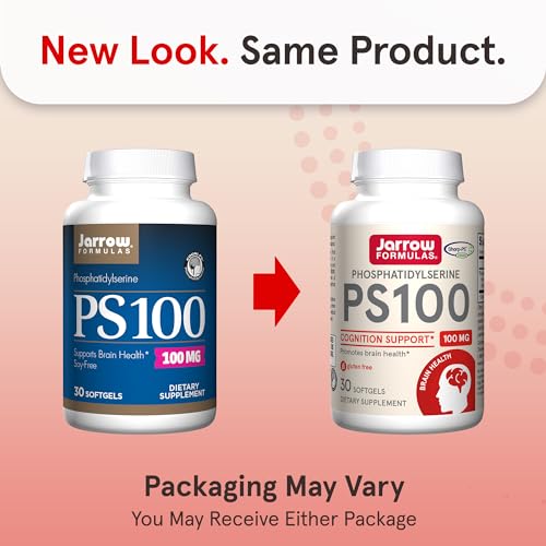 Jarrow PS100 Phosphatidylserine - Brain Health, 30 Softgels