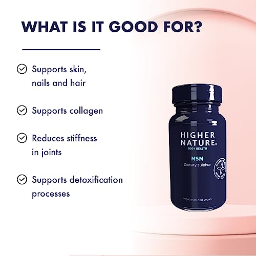 High Potency MSM for Weight Loss - 180 Tablets