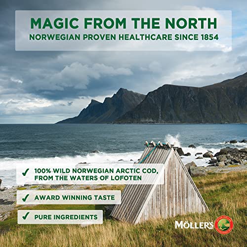 Moller's Omega-3 Cod Liver Oil | Superior Taste Award | 250 ml