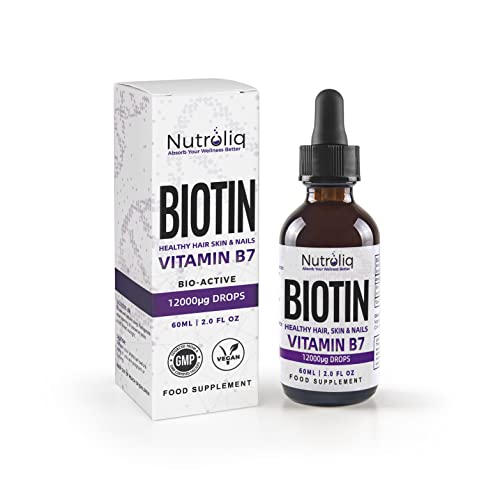 Berry-Flavored Biotin Drops for Hair, Nail & Skin