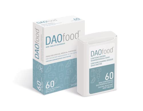 DAOfood - Dietary Management for DAO Deficiency - 60 Mini Tablets - DAO Enzyme
