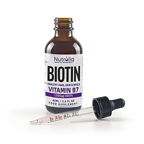 Berry-Flavored Biotin Drops for Hair, Nail & Skin