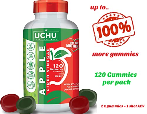 120 Apple Cider Vinegar Gummies for Weight Loss