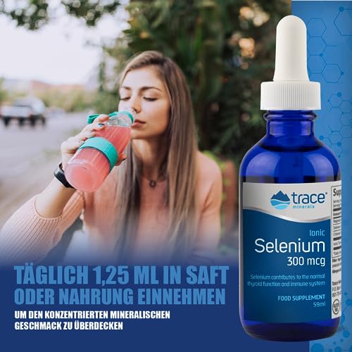 Ionic Selenium Dietary Supplement | Antioxidant, Immunity, Thyroid | Vegan, Gluten Free | 2 fl oz