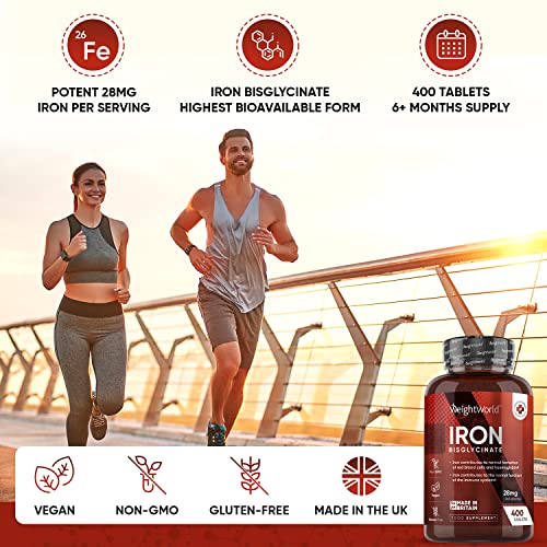 High Strength Vegan Iron Tablets for Energy