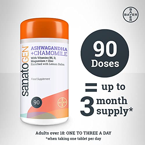 Sanatogen Ashwagandha + Chamomile Weight Loss Supplements - 90 Tablets
