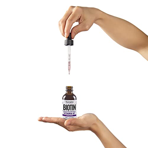 Berry-Flavored Biotin Drops for Hair, Nail & Skin
