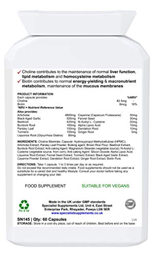 Liver Clear - Liver Function Support, 60 Capsules