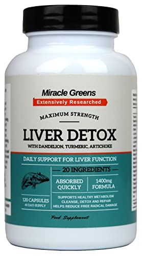 1400mg Liver Detox & Repair Complex | 20 Powerful Ingredients