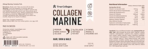 Natural Berry Flavored Marine Collagen Peptides - 500ml