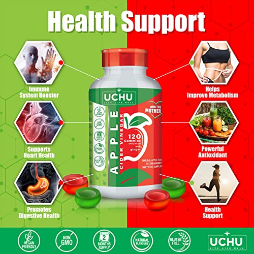 120 Apple Cider Vinegar Gummies for Weight Loss