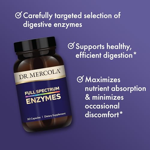 Dr. Mercola Digestive Support Enzyme Supplement (90 Capsules)
