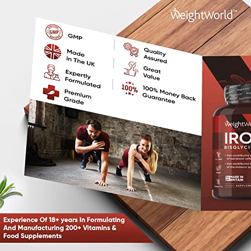High Strength Vegan Iron Tablets for Energy