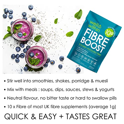 Gut Health Fibre Powder: 10g Prebiotic Supplement