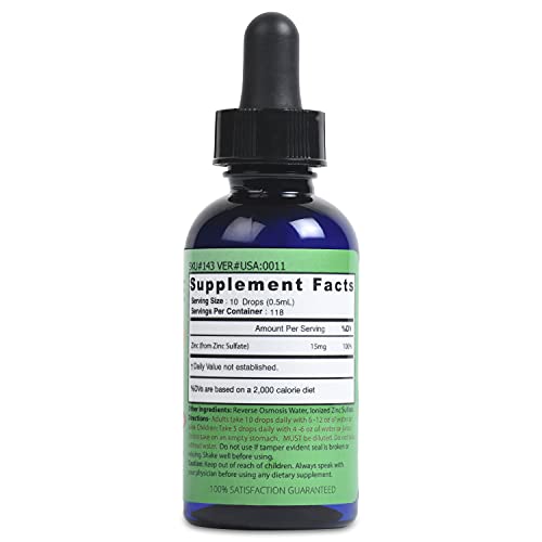 Liquid Zinc Ultra Concentrate | Boosts Immune System