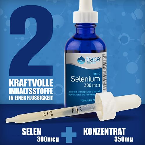 Ionic Selenium Dietary Supplement | Antioxidant, Immunity, Thyroid | Vegan, Gluten Free | 2 fl oz