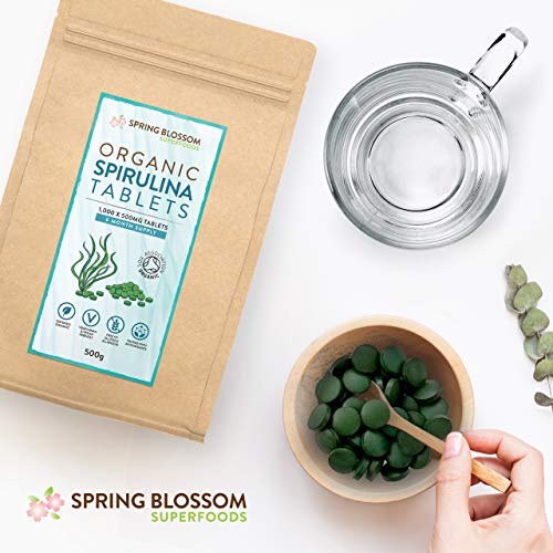 Premium Organic SPIRULINA Tablets - Vegan Superfood