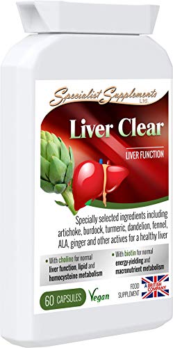 Liver Clear - Liver Function Support, 60 Capsules