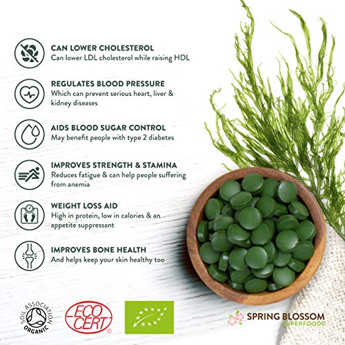 Premium Organic SPIRULINA Tablets - Vegan Superfood