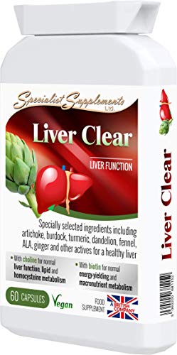 Liver Clear - Liver Function Support, 60 Capsules