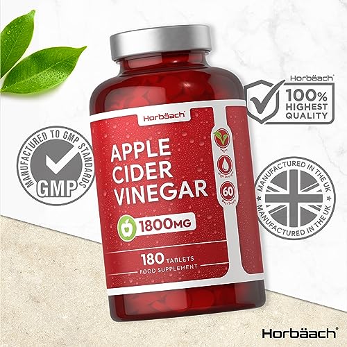 High Strength ACV 1800mg - 180 Tablets by Horbaach