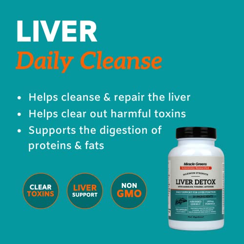 1400mg Liver Detox & Repair Complex | 20 Powerful Ingredients