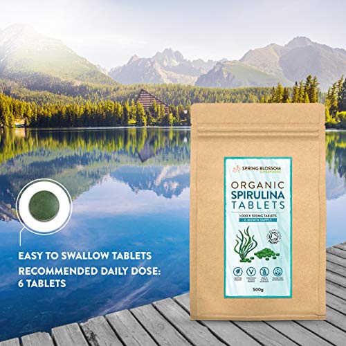 Premium Organic SPIRULINA Tablets - Vegan Superfood