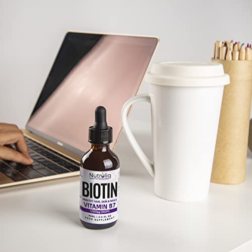 Berry-Flavored Biotin Drops for Hair, Nail & Skin