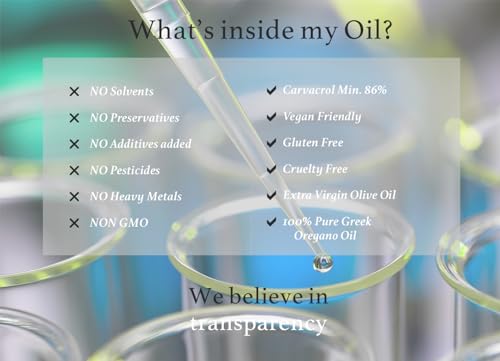 Greek Oregano Oil - High Carvacrol Dietary Supplement