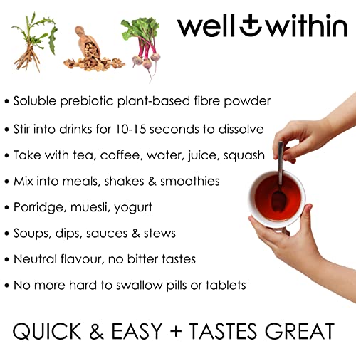 NHS-approved Prebiotic Fiber Supplement for Gut Health (200g)