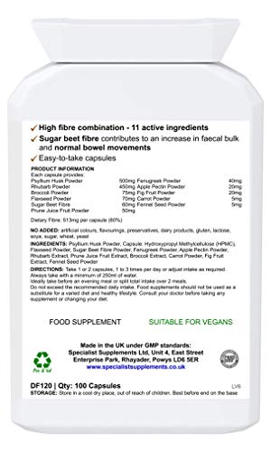 Dietary Fibre Complex for Weight Loss - 100 Capsules