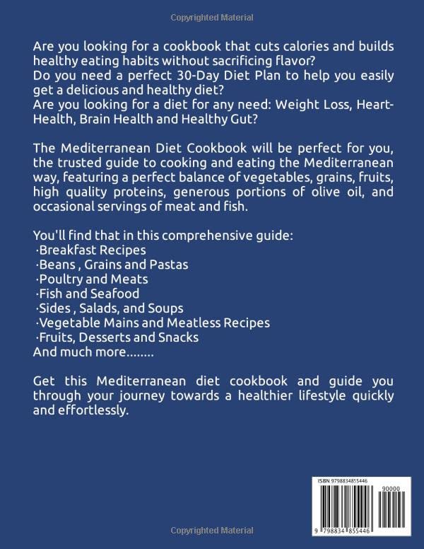 30-Day Meal Plans: 1000 Healthy Mediterranean Diet Recipes