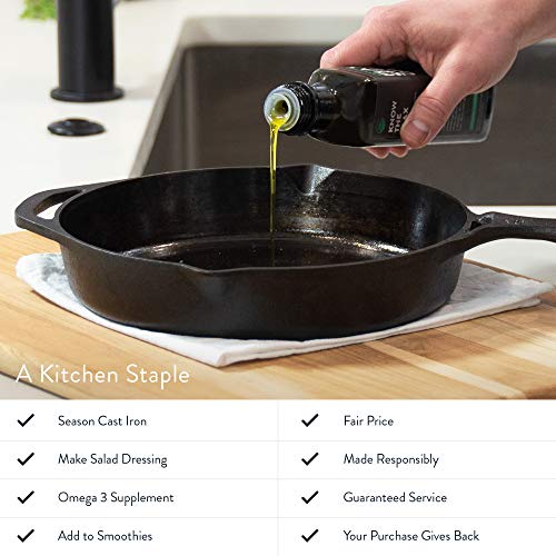 Organic Flaxseed Oil: Heart-Healthy Omega 3, Cold-Pressed, Vegan