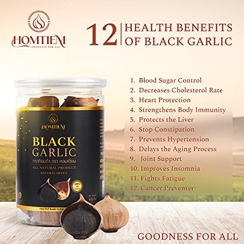 Homtiem Black Garlic - Super Food for Weight Loss