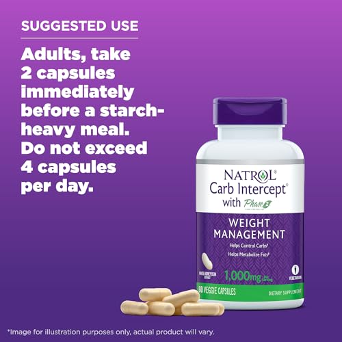 Natrol Carb Intercept Capsules: Control Carbs, Boost Metabolism