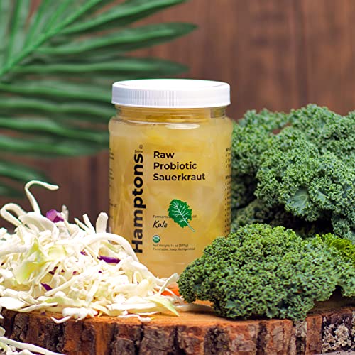 Organic Raw Probiotic Kraut N Kale Sauerkraut - 14 Oz