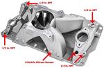 High Rise Intake Manifold for Small Block Chevy
