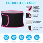 Adjustable Waist Trainer Sweat Belt for Weight Loss