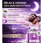 Night Shreds Sleep Support Fat Burner – 60 Capsules