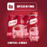 SlimFast Strawberry Protein Meal Replacement Shakes