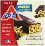 Atkins Chocolate Chip Protein Meal Bars - 5 Count