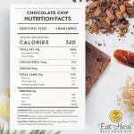EatToHeal Vegan Chocolate Chip Protein Bar